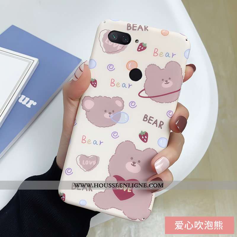 Coque Xiaomi Mi 8 Lite Créatif Tendance Téléphone Portable Petit Rose Tout Compris Jeunesse