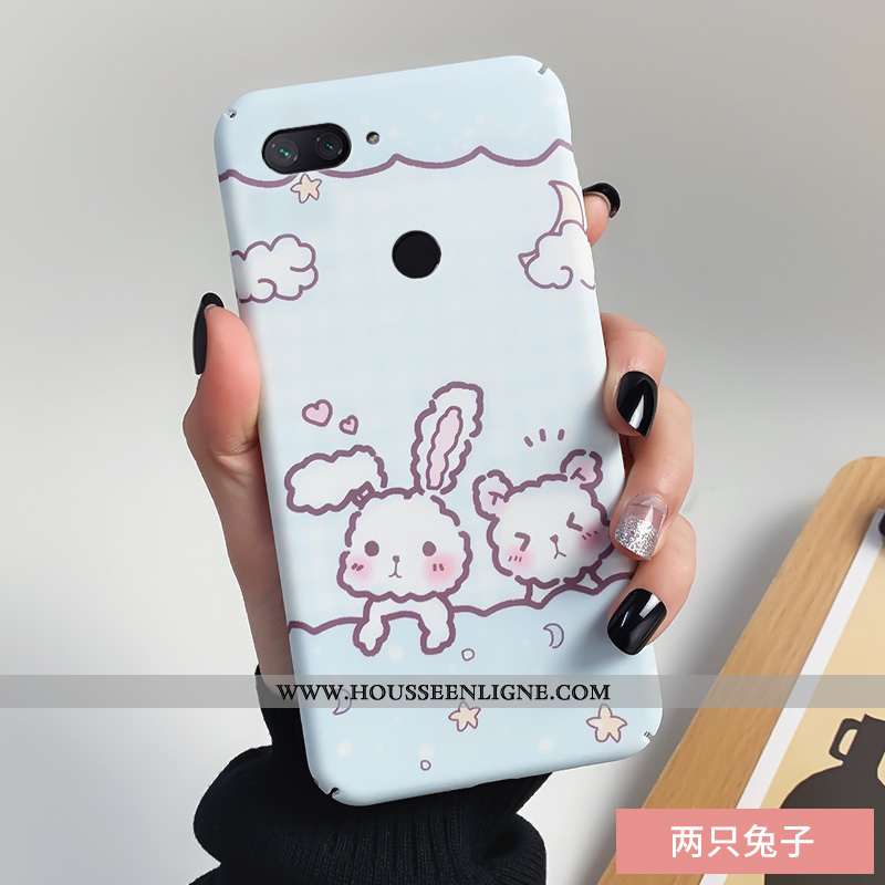 Coque Xiaomi Mi 8 Lite Créatif Tendance Téléphone Portable Petit Rose Tout Compris Jeunesse