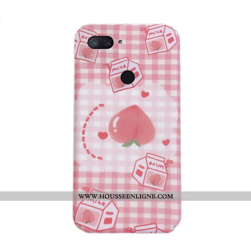 Coque Xiaomi Mi 8 Lite Créatif Tendance Téléphone Portable Petit Rose Tout Compris Jeunesse