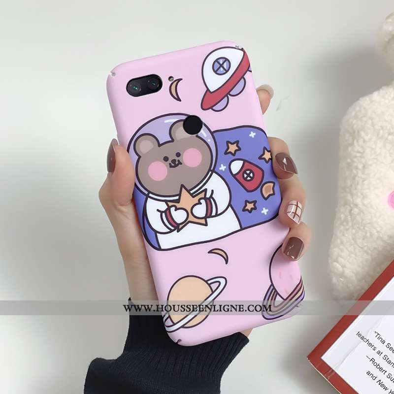 Coque Xiaomi Mi 8 Lite Créatif Tendance Téléphone Portable Petit Rose Tout Compris Jeunesse