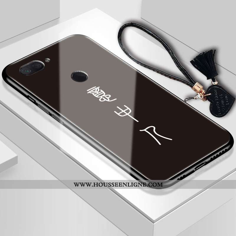 Coque Xiaomi Mi 8 Lite Fluide Doux Protection Art Étui Amour Tout Compris Tempérer Blanche