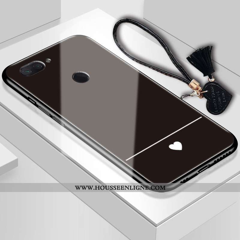 Coque Xiaomi Mi 8 Lite Fluide Doux Protection Art Étui Amour Tout Compris Tempérer Blanche