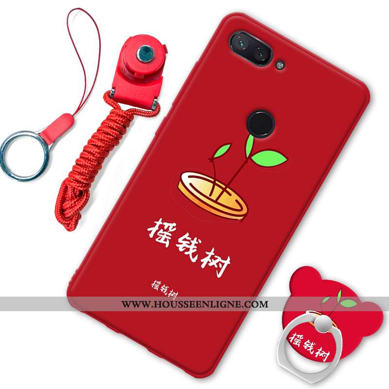 Coque Xiaomi Mi 8 Lite Fluide Doux Protection Téléphone Portable Petit Étui Noir Incassable