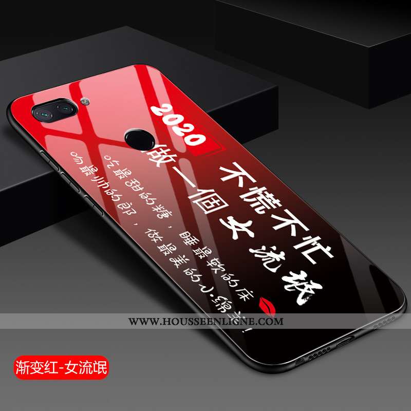 Coque Xiaomi Mi 8 Lite Fluide Doux Protection Téléphone Portable Petit Étui Tout Compris Bleu