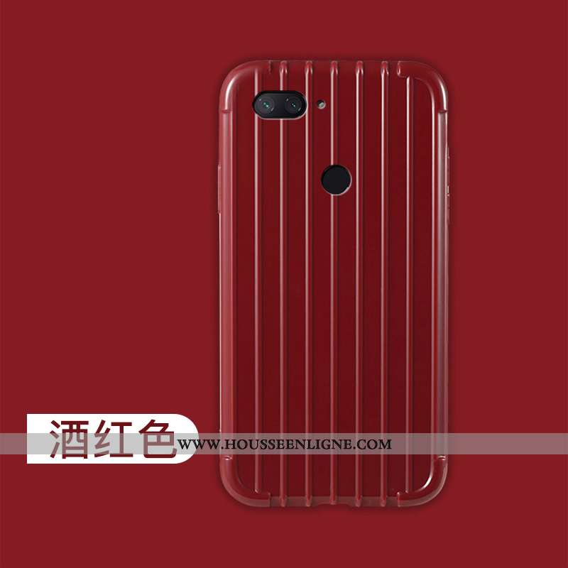 Coque Xiaomi Mi 8 Lite Légère Fluide Doux Mode Étui Bordure Protection Jaune