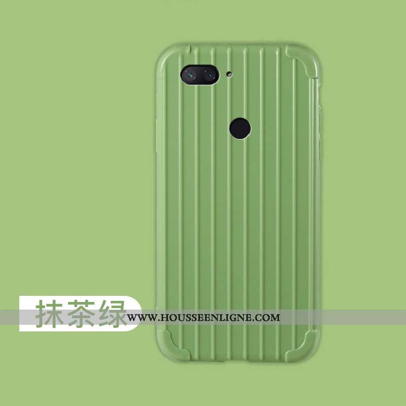Coque Xiaomi Mi 8 Lite Légère Fluide Doux Mode Étui Bordure Protection Jaune