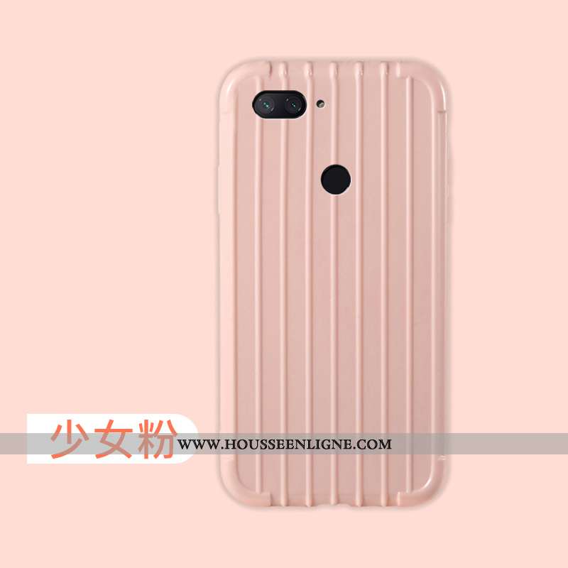Coque Xiaomi Mi 8 Lite Légère Fluide Doux Mode Étui Bordure Protection Jaune