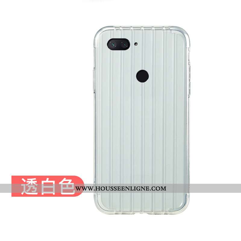Coque Xiaomi Mi 8 Lite Légère Fluide Doux Mode Étui Bordure Protection Jaune