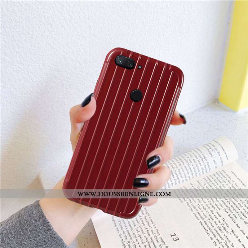 Coque Xiaomi Mi 8 Lite Légère Fluide Doux Mode Étui Bordure Protection Jaune