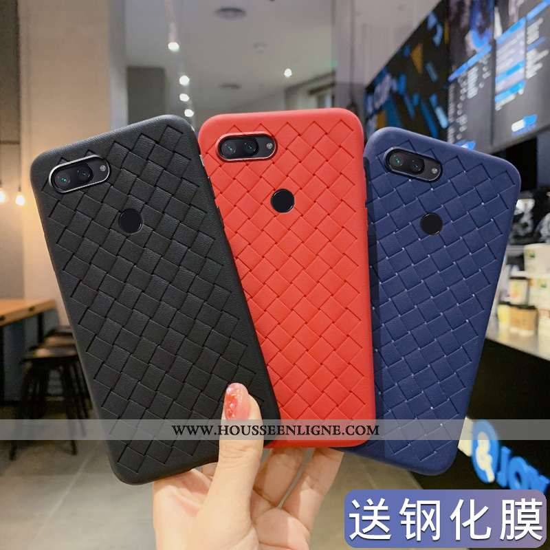 Coque Xiaomi Mi 8 Lite Modèle Fleurie Fluide Doux Téléphone Portable Tout Compris Créatif Petit Temp