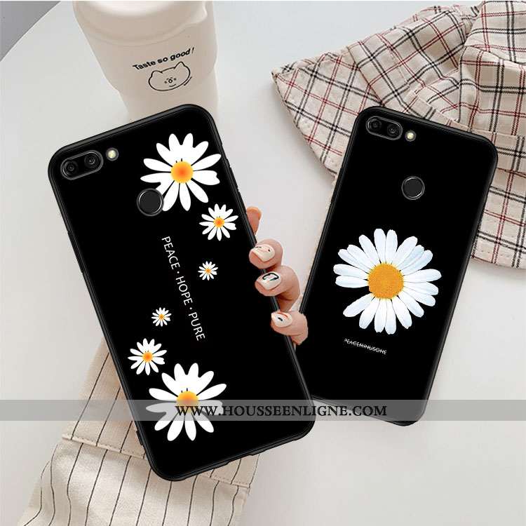 Coque Xiaomi Mi 8 Lite Personnalité Dessin Animé Net Rouge Petit Téléphone Portable Noir Étui
