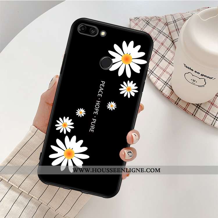Coque Xiaomi Mi 8 Lite Personnalité Dessin Animé Net Rouge Petit Téléphone Portable Noir Étui