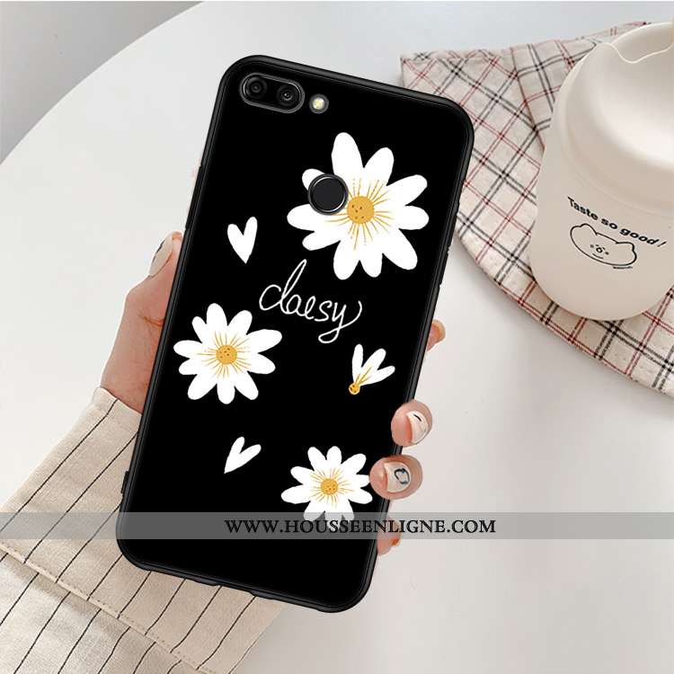 Coque Xiaomi Mi 8 Lite Personnalité Dessin Animé Net Rouge Petit Téléphone Portable Noir Étui