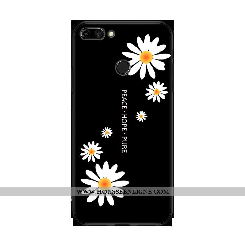 Coque Xiaomi Mi 8 Lite Personnalité Dessin Animé Net Rouge Petit Téléphone Portable Noir Étui