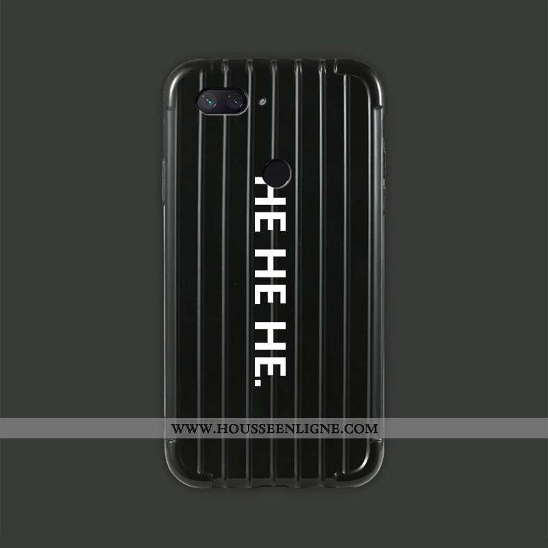 Coque Xiaomi Mi 8 Lite Personnalité Dessin Animé Étui Voyage Fluide Doux Jeunesse Verte