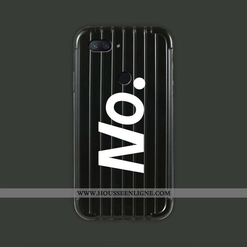 Coque Xiaomi Mi 8 Lite Personnalité Dessin Animé Étui Voyage Fluide Doux Jeunesse Verte