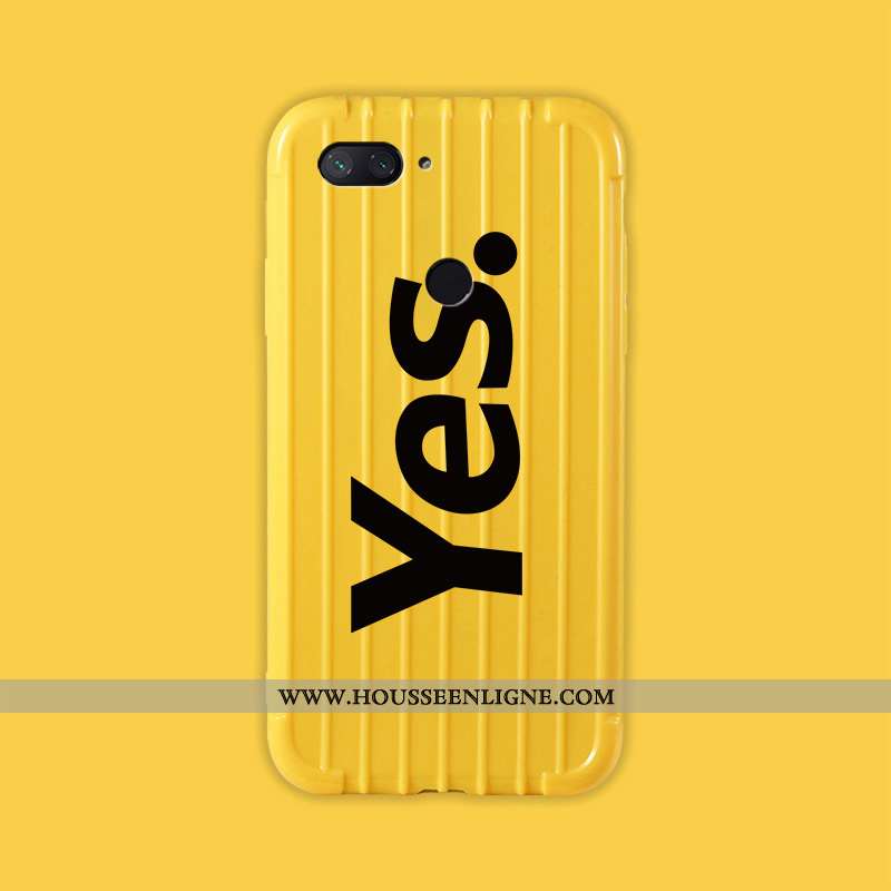 Coque Xiaomi Mi 8 Lite Personnalité Dessin Animé Étui Voyage Fluide Doux Jeunesse Verte