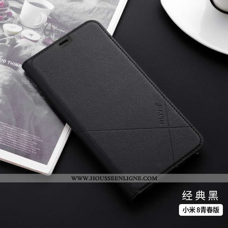 Coque Xiaomi Mi 8 Lite Protection Transparent Incassable Rose Jeunesse Cuir