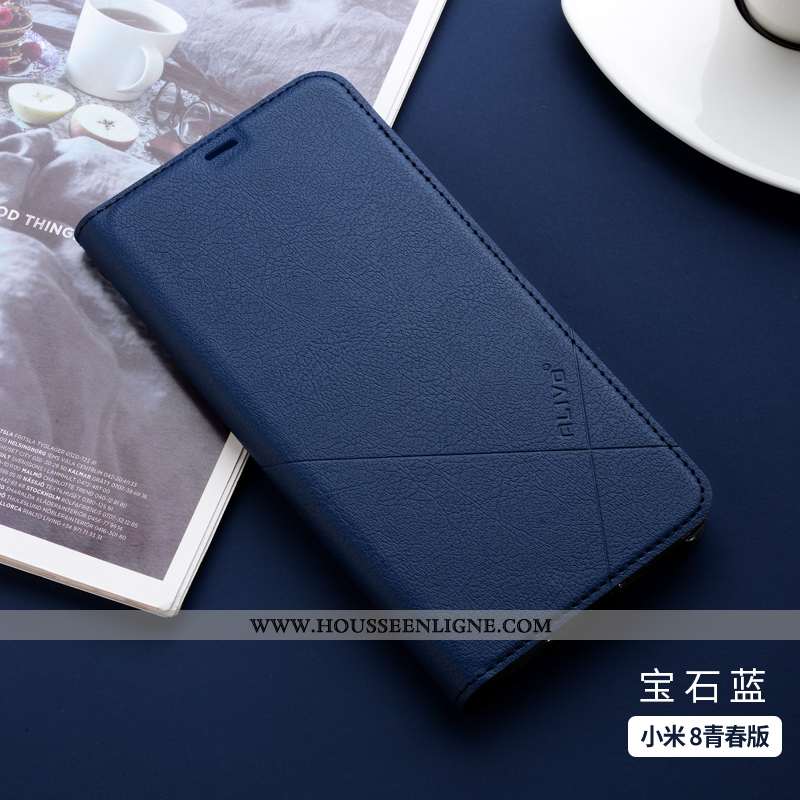 Coque Xiaomi Mi 8 Lite Protection Transparent Incassable Rose Jeunesse Cuir