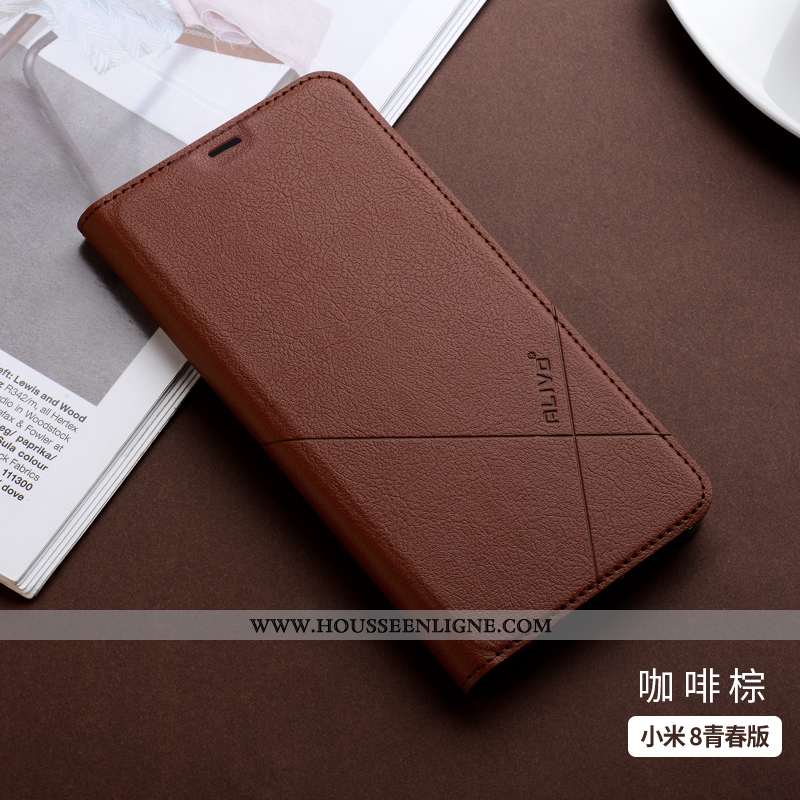 Coque Xiaomi Mi 8 Lite Protection Transparent Incassable Rose Jeunesse Cuir