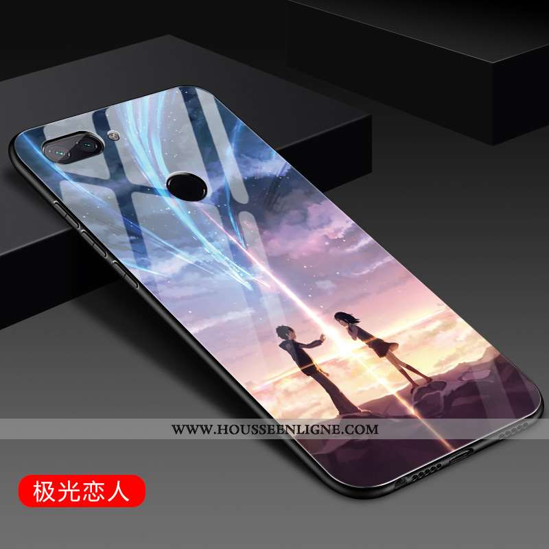 Coque Xiaomi Mi 8 Lite Silicone Protection Rose Net Rouge Jeunesse Tout Compris Petit