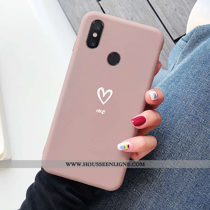 Coque Xiaomi Mi 8 Modèle Fleurie Fluide Doux Silicone Jeunesse Téléphone Portable Personnalité Tout 