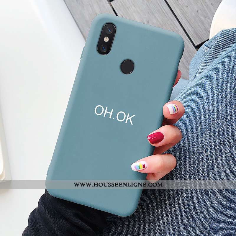 Coque Xiaomi Mi 8 Modèle Fleurie Fluide Doux Silicone Jeunesse Téléphone Portable Personnalité Tout 