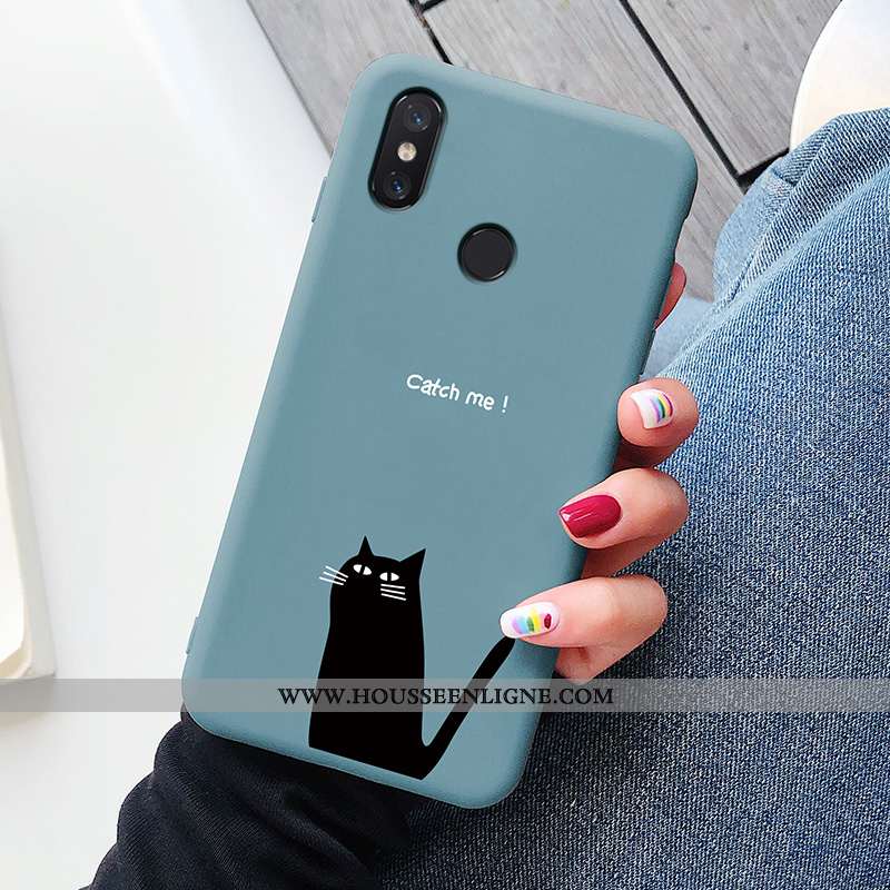 Coque Xiaomi Mi 8 Modèle Fleurie Fluide Doux Silicone Jeunesse Téléphone Portable Personnalité Tout 