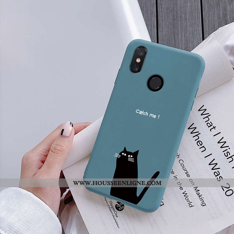 Coque Xiaomi Mi 8 Modèle Fleurie Fluide Doux Silicone Jeunesse Téléphone Portable Personnalité Tout 