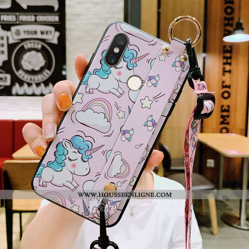 Coque Xiaomi Mi 8 Ornements Suspendus Personnalité Charmant Incassable Tout Compris Créatif Verte