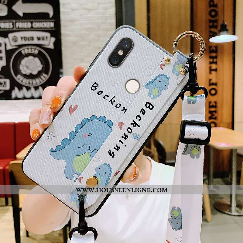 Coque Xiaomi Mi 8 Ornements Suspendus Personnalité Charmant Incassable Tout Compris Créatif Verte