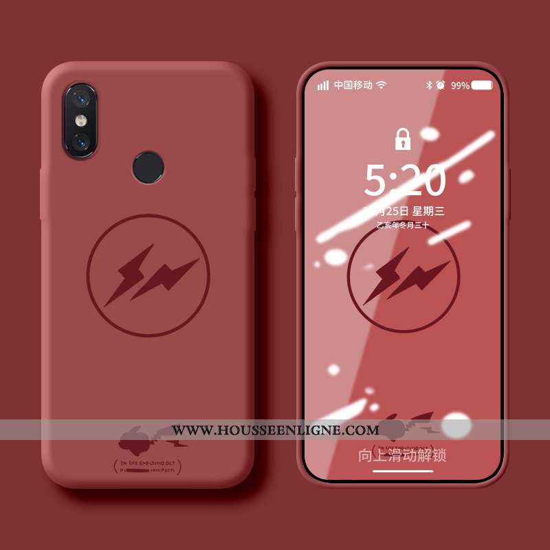 Coque Xiaomi Mi 8 Pro Cuir Modèle Fleurie Téléphone Portable Étui Silicone Vent Nouveau Turquoise