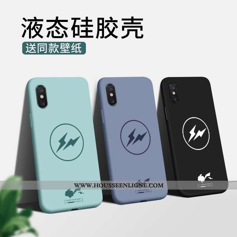 Coque Xiaomi Mi 8 Pro Cuir Modèle Fleurie Téléphone Portable Étui Silicone Vent Nouveau Turquoise