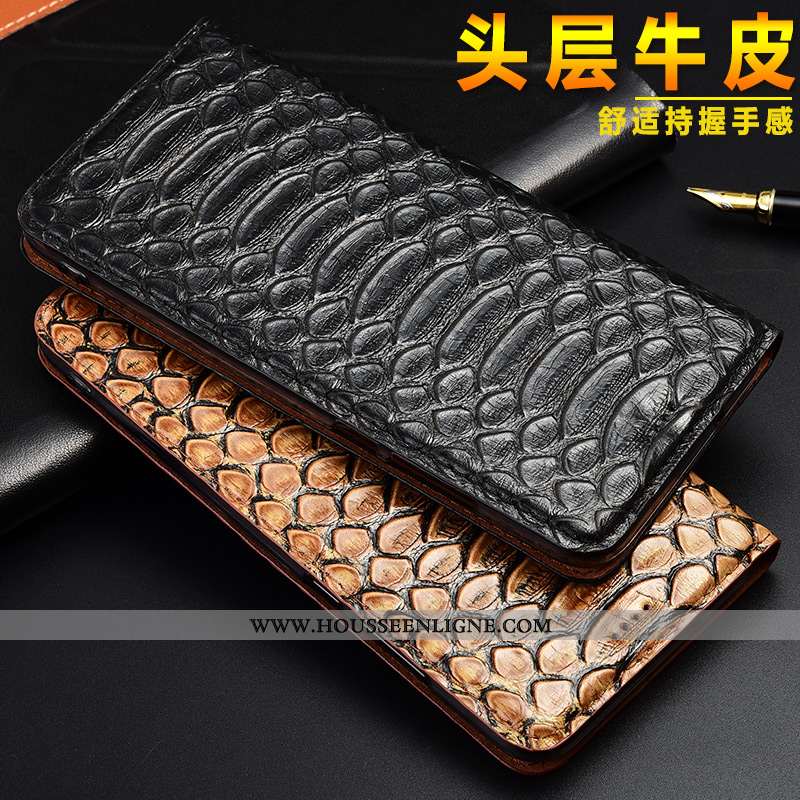 Coque Xiaomi Mi 8 Pro Cuir Véritable Cuir Nouveau Incassable Fluide Doux Modèle Fleurie Noir