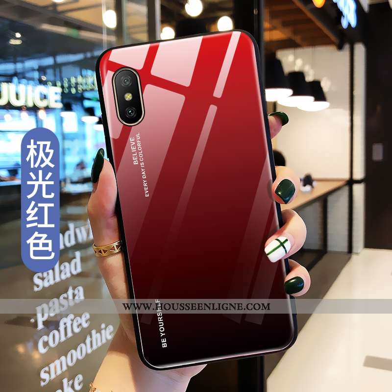 Coque Xiaomi Mi 8 Pro Fluide Doux Silicone Net Rouge Ultra Téléphone Portable Légère Rose