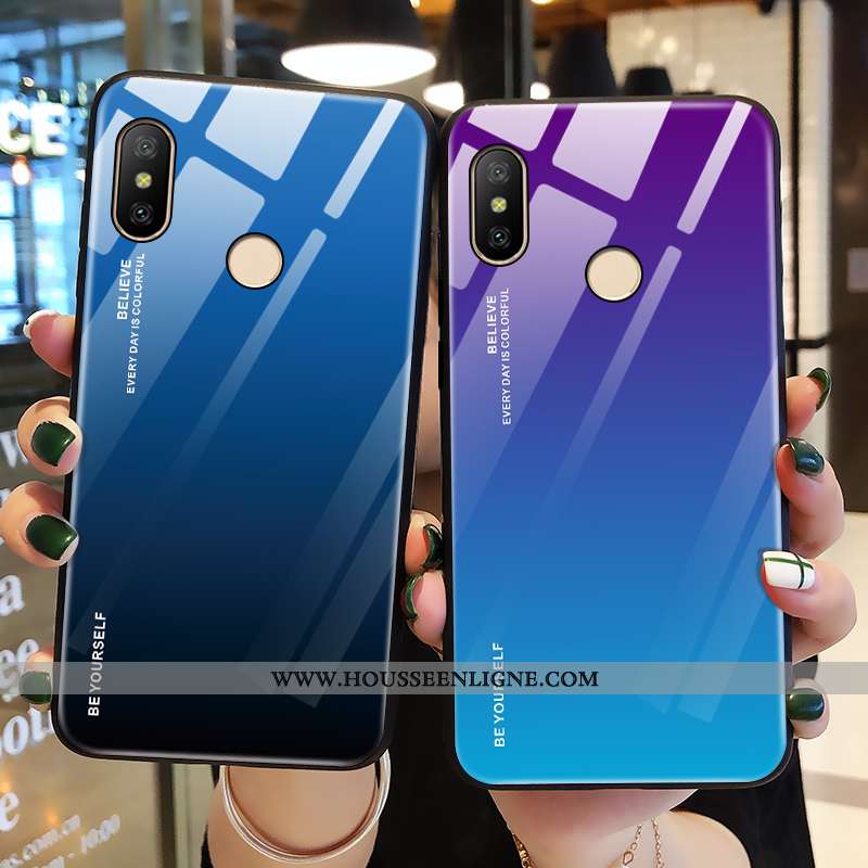 Coque Xiaomi Mi 8 Pro Fluide Doux Silicone Net Rouge Ultra Téléphone Portable Légère Rose