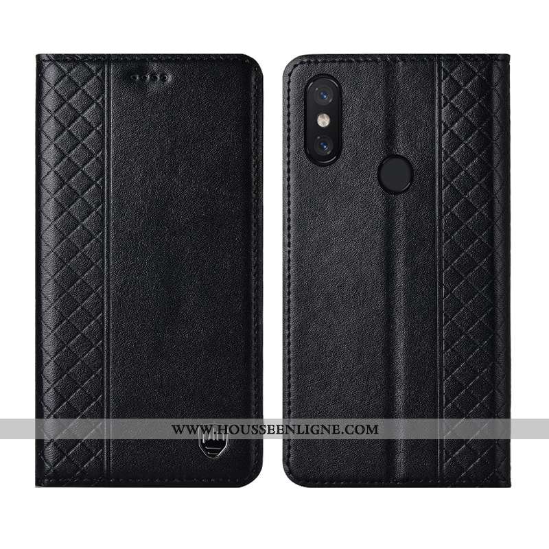 Coque Xiaomi Mi 8 Pro Modèle Fleurie Cuir Véritable Petit Étui Incassable Jaune Jeunesse