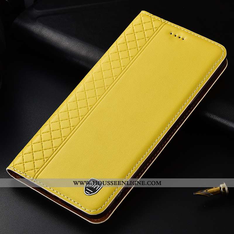Coque Xiaomi Mi 8 Pro Protection Cuir Véritable Téléphone Portable Modèle Fleurie Incassable Plaid C