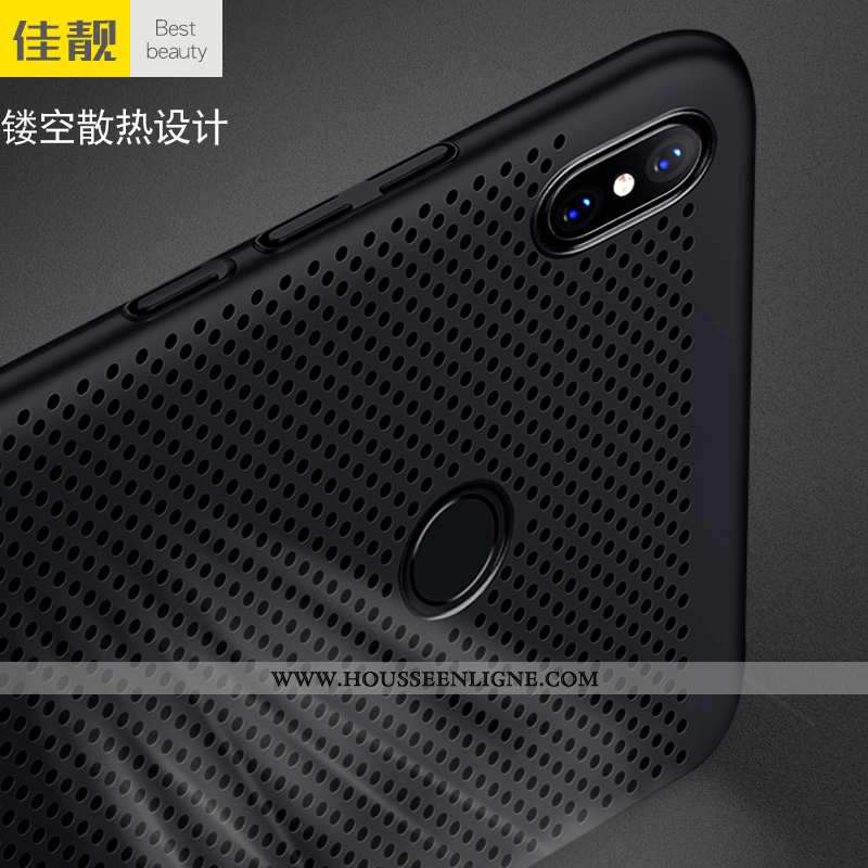 Coque Xiaomi Mi 8 Tendance Légère Évasé Légères Refroidissement Petit Protection Bleu Foncé