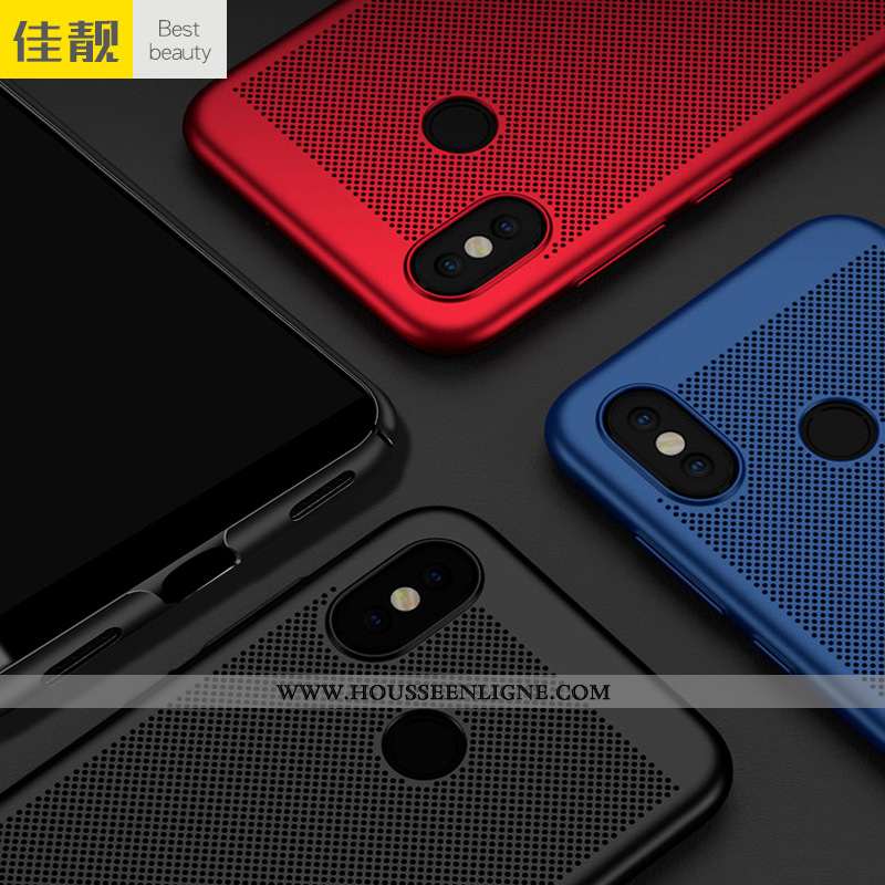 Coque Xiaomi Mi 8 Tendance Légère Évasé Légères Refroidissement Petit Protection Bleu Foncé