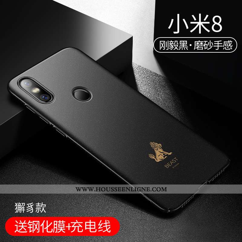 Coque Xiaomi Mi 8 Ultra Légère Incassable Petit Téléphone Portable Étui Protection Verte