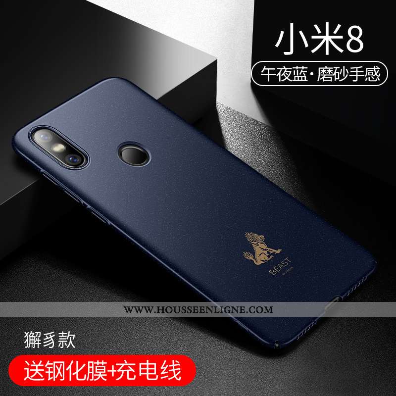 Coque Xiaomi Mi 8 Ultra Légère Incassable Petit Téléphone Portable Étui Protection Verte