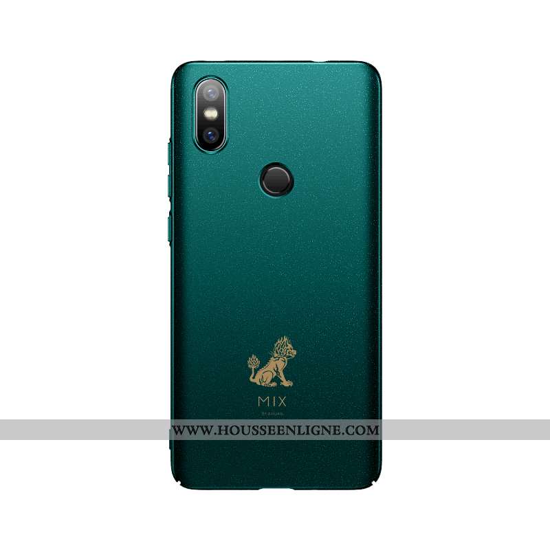 Coque Xiaomi Mi 8 Ultra Légère Incassable Petit Téléphone Portable Étui Protection Verte
