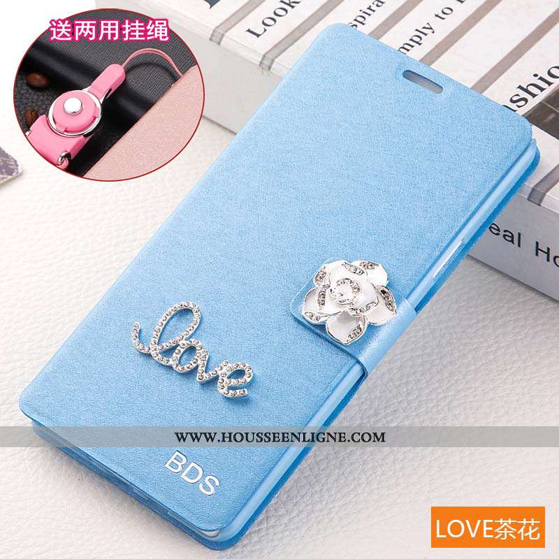 Coque Xiaomi Mi 9 Lite Délavé En Daim Cuir Téléphone Portable Petit Housse Luxe Rose