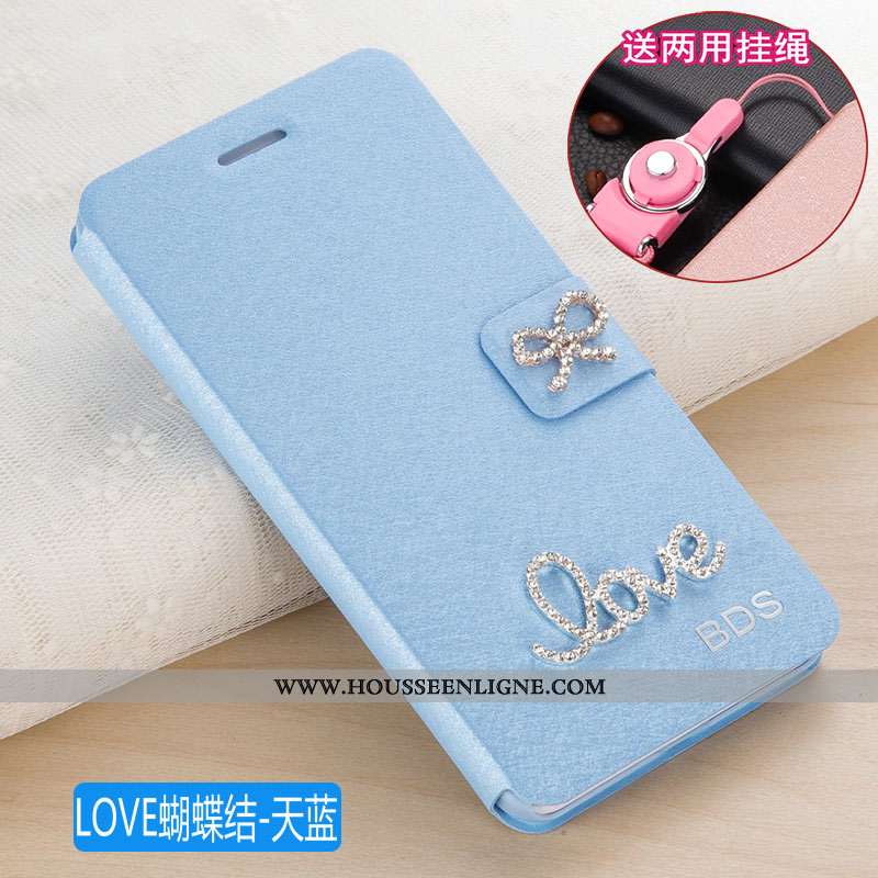 Coque Xiaomi Mi 9 Lite Délavé En Daim Cuir Téléphone Portable Petit Housse Luxe Rose