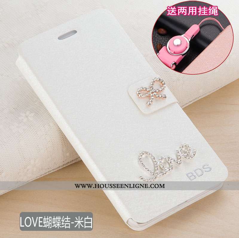 Coque Xiaomi Mi 9 Lite Délavé En Daim Cuir Téléphone Portable Petit Housse Luxe Rose