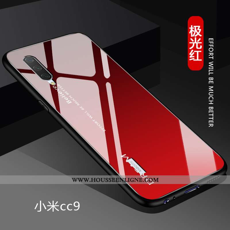Coque Xiaomi Mi 9 Lite Fluide Doux Silicone Petit Téléphone Portable Net Rouge Protection Amoureux B