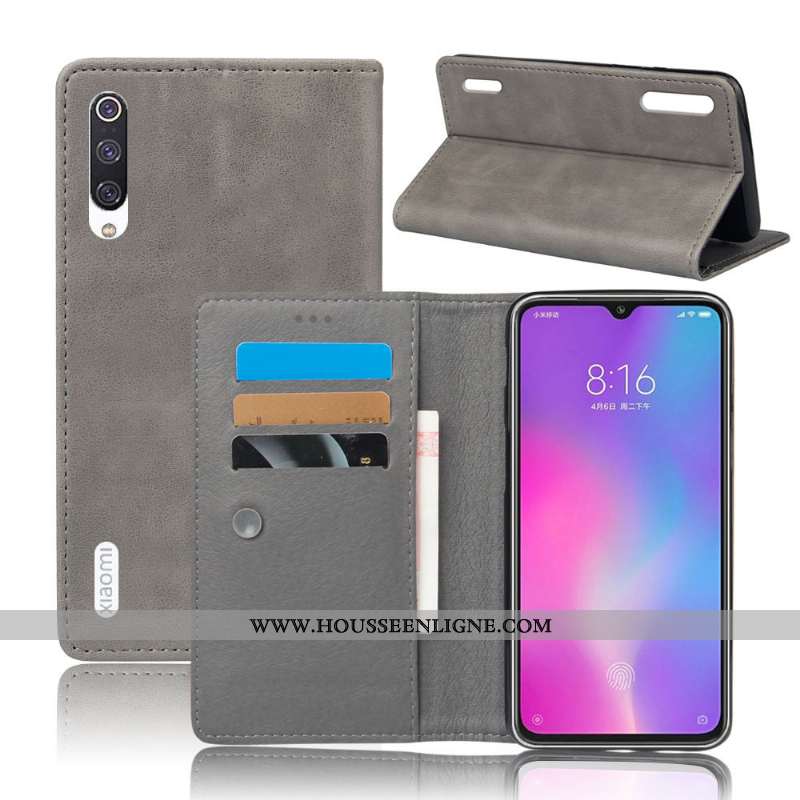 Coque Xiaomi Mi 9 Lite Protection Portefeuille Téléphone Portable Housse Petit Orange Tout Compris