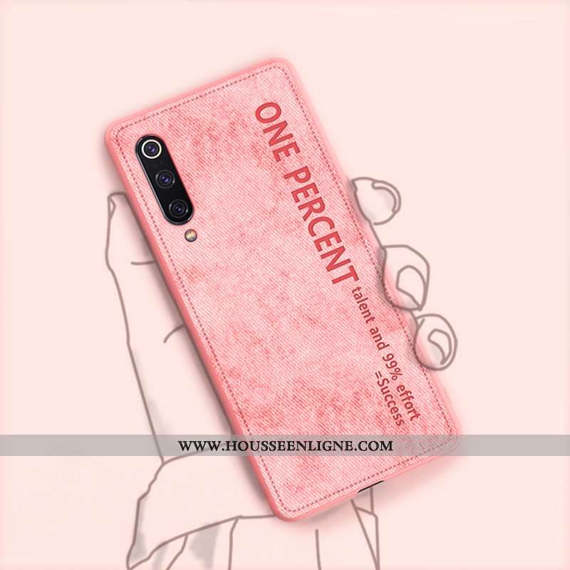 Coque Xiaomi Mi 9 Original Ultra Fluide Doux Simple Protection Nouveau Téléphone Portable Jaune