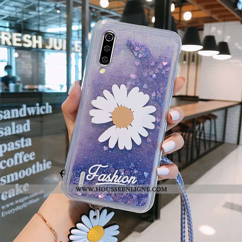 Coque Xiaomi Mi 9 Personnalité Créatif Silicone Ornements Suspendus Nouveau Étui Rose